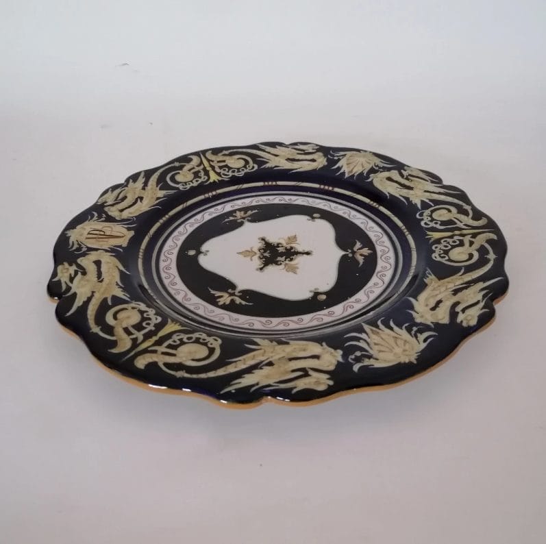 Piatto in ceramica Faenza Melandri e Focaccia - immagine 2