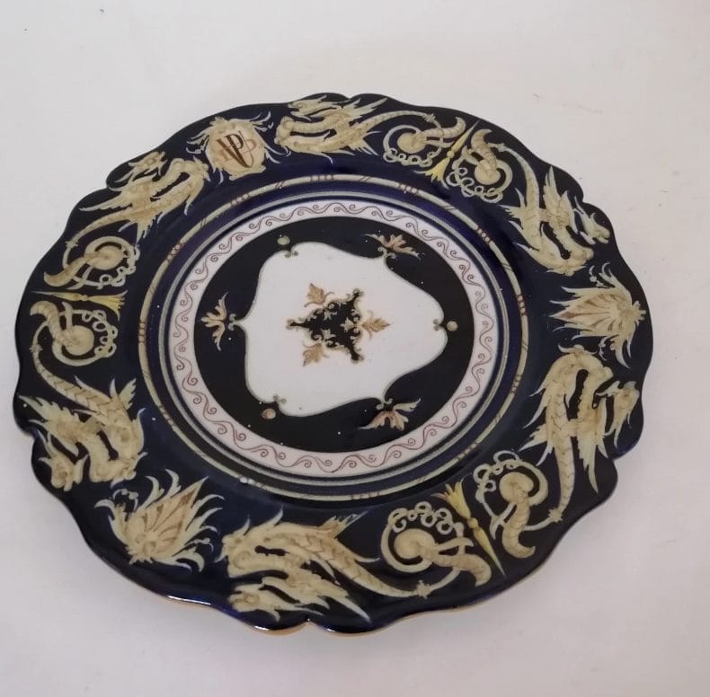 Piatto in ceramica Faenza Melandri e Focaccia - immagine 3