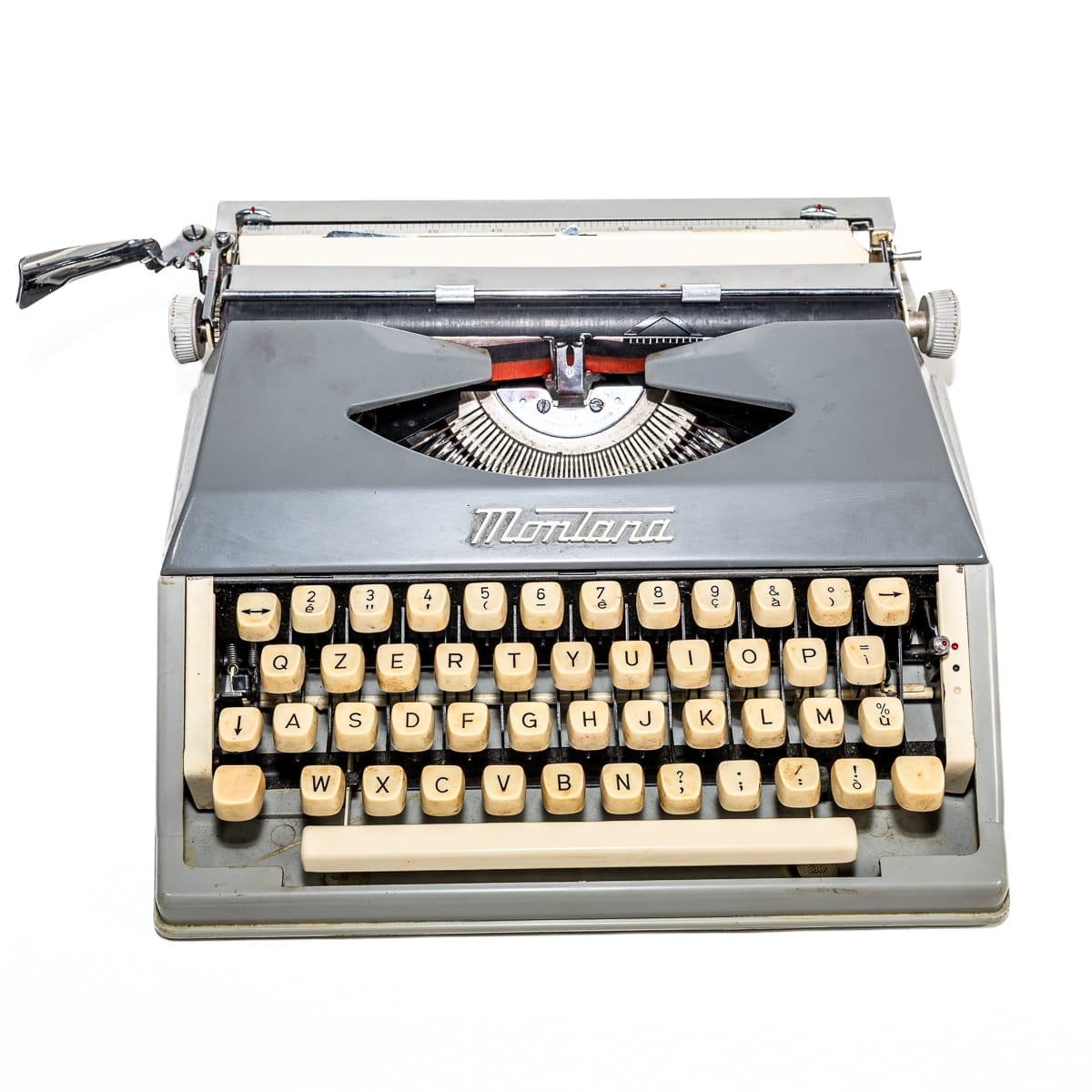 Macchina da scrivere Montana vintage con custodia - immagine 2