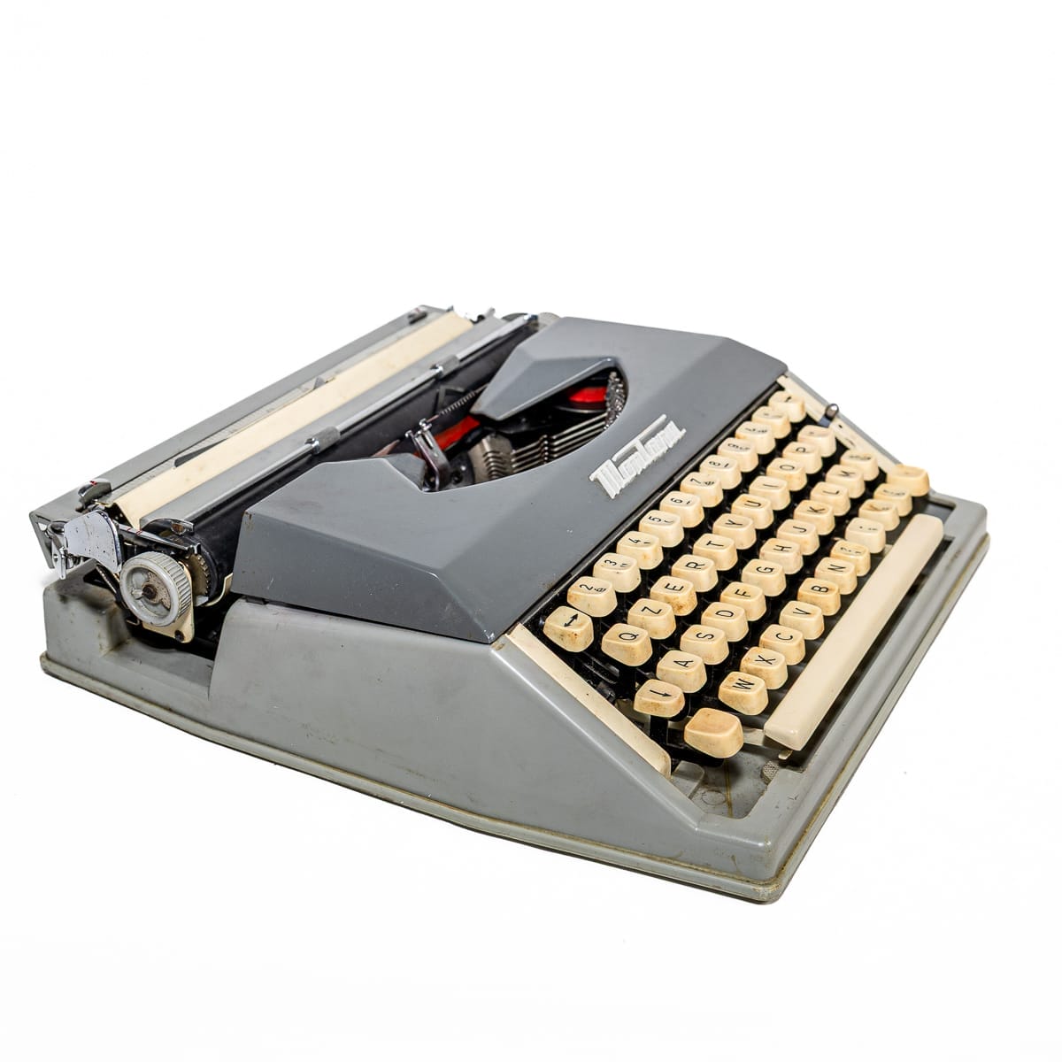 Macchina da scrivere Montana vintage con custodia - immagine 5