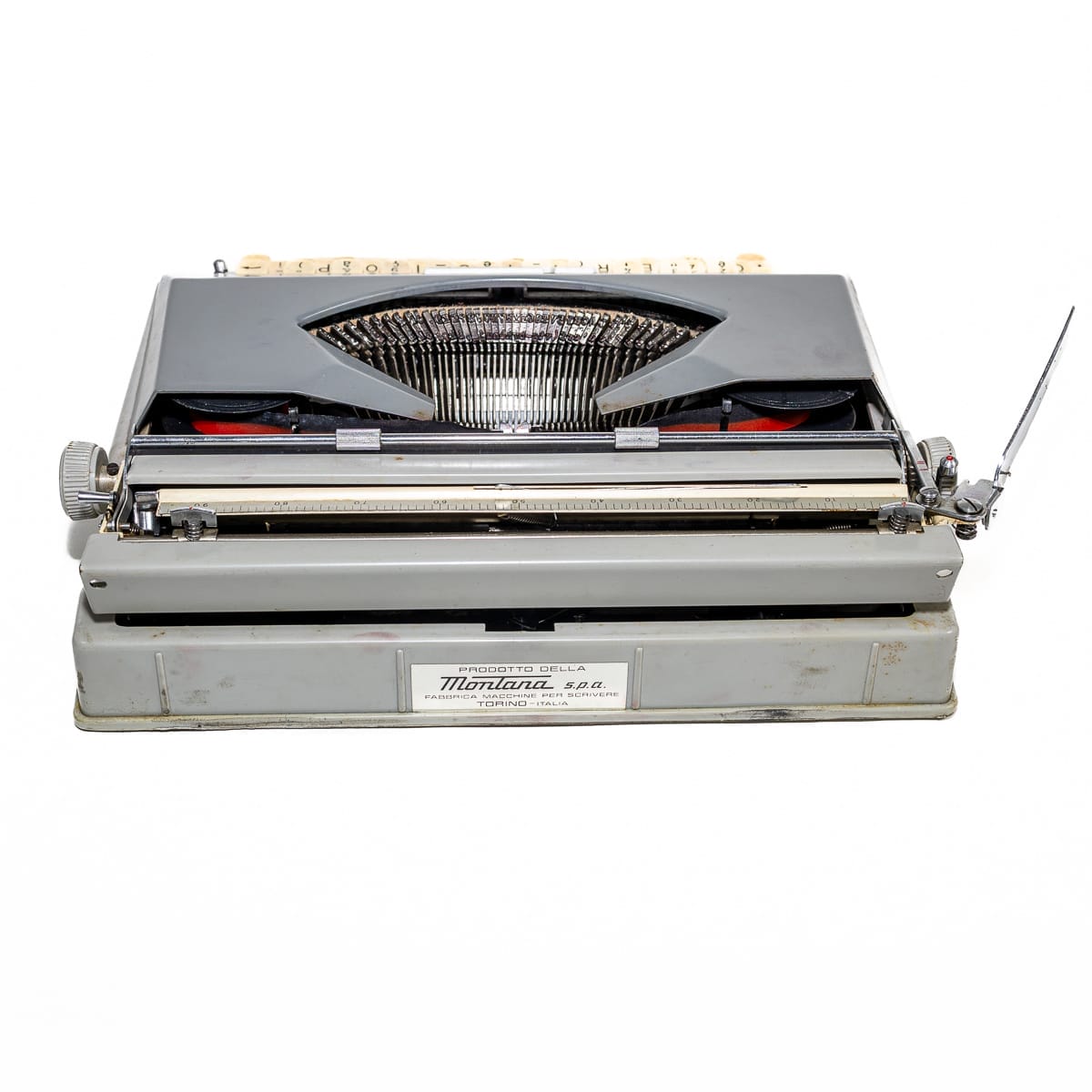 Macchina da scrivere Montana vintage con custodia - immagine 7