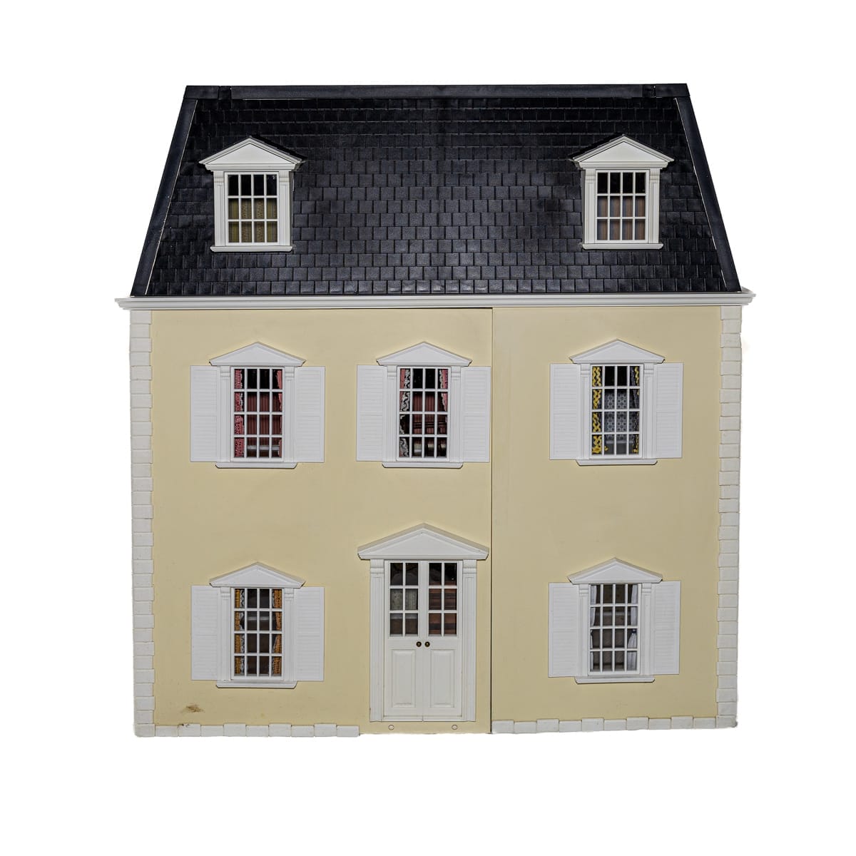 Casa delle bambole vittoriana RBA in stile inglese. Lussuosa, con mobili d'epoca e dettagli raffinati. Perfetta per collezionisti e appassionati.