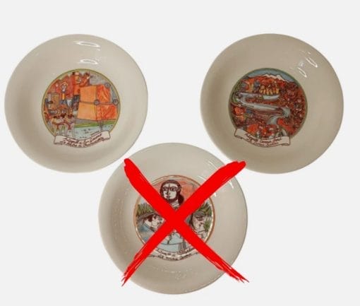 5 Piatti in ceramica De Simone Autogrill - immagine 5