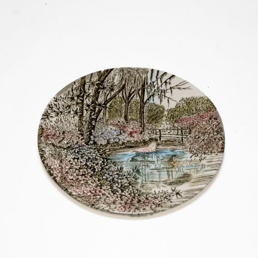 Piattini dessert Johnson Bros "English Garden" vintage - immagine 3