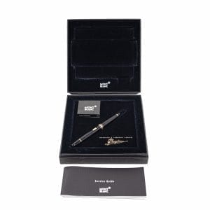 Penna stilografica Montblanc Meisterstück 145 Chopin. Pezzo da collezione in ottime condizioni con cofanetto originale, perfetta per collezionisti.