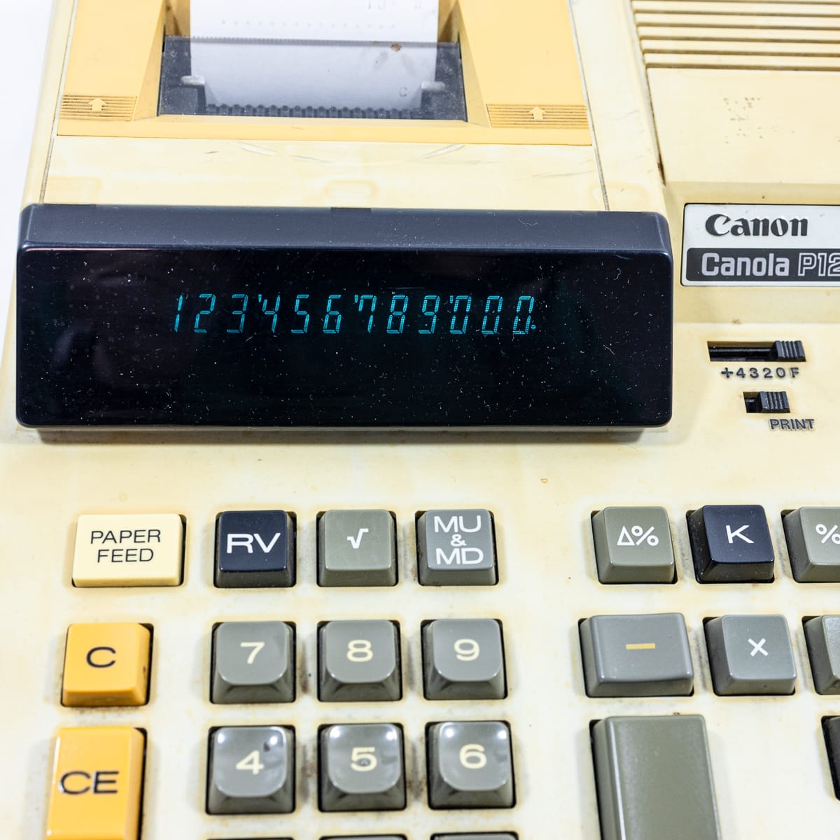 Calcolatrice da tavolo Canon Canola vintage - immagine 5