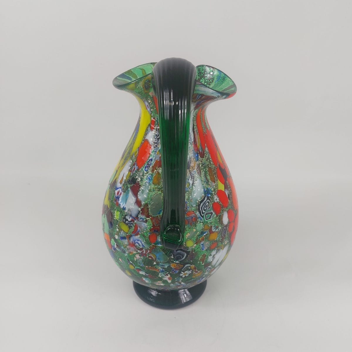 Brocca fantasy in vetro di Murano firmata - immagine 2