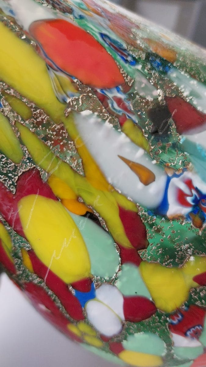 Brocca fantasy in vetro di Murano firmata - immagine 9