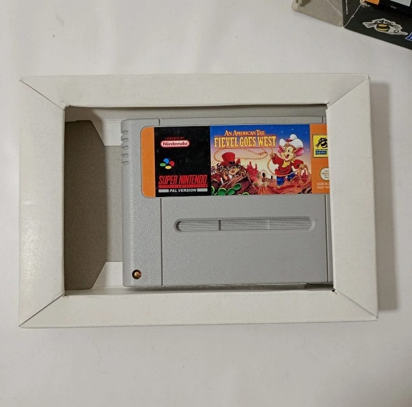 SNES Super Nintendo An American Trail: Fievel Goes West versione PAL gioco - immagine 5